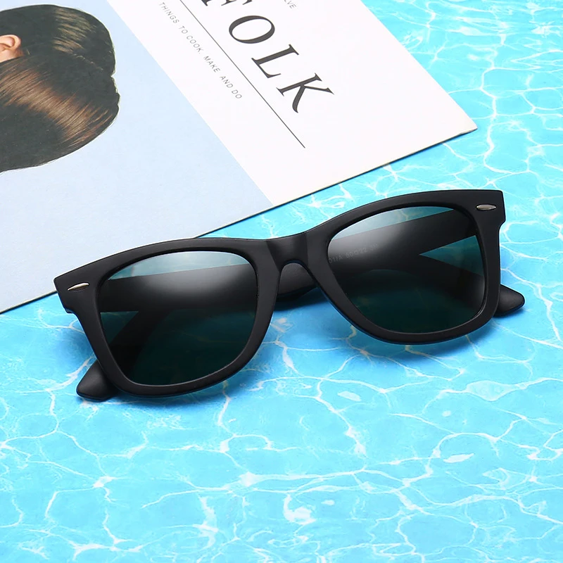 Солнцезащитные очки в квадратной оправе UV400 для мужчин и женщин - купить по