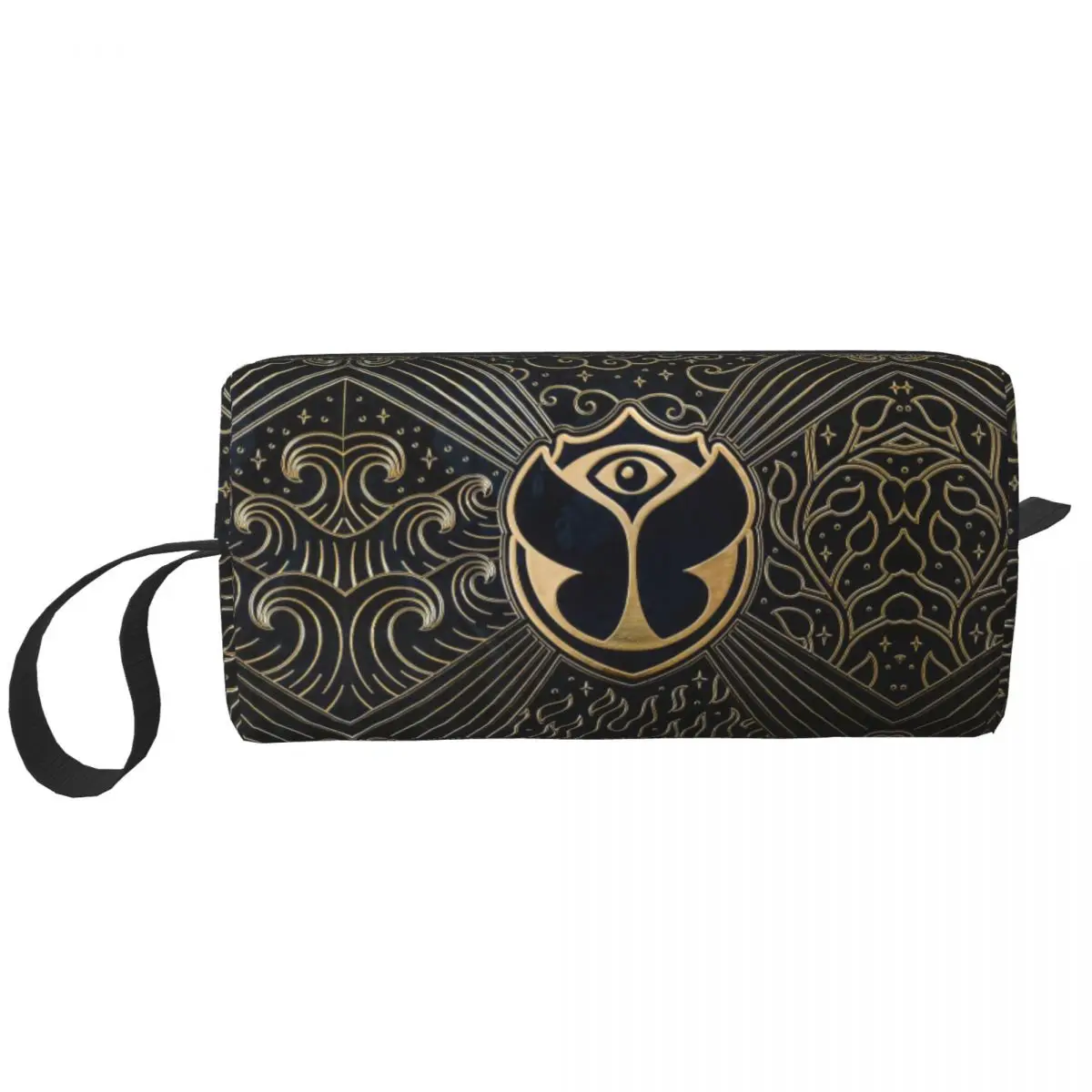 

Travel Tomorrowland Toiletry Bag Portable Belgian Electronic Dance Music Festival Makeup Cosmetic Organizer Storage Dopp Kit Box