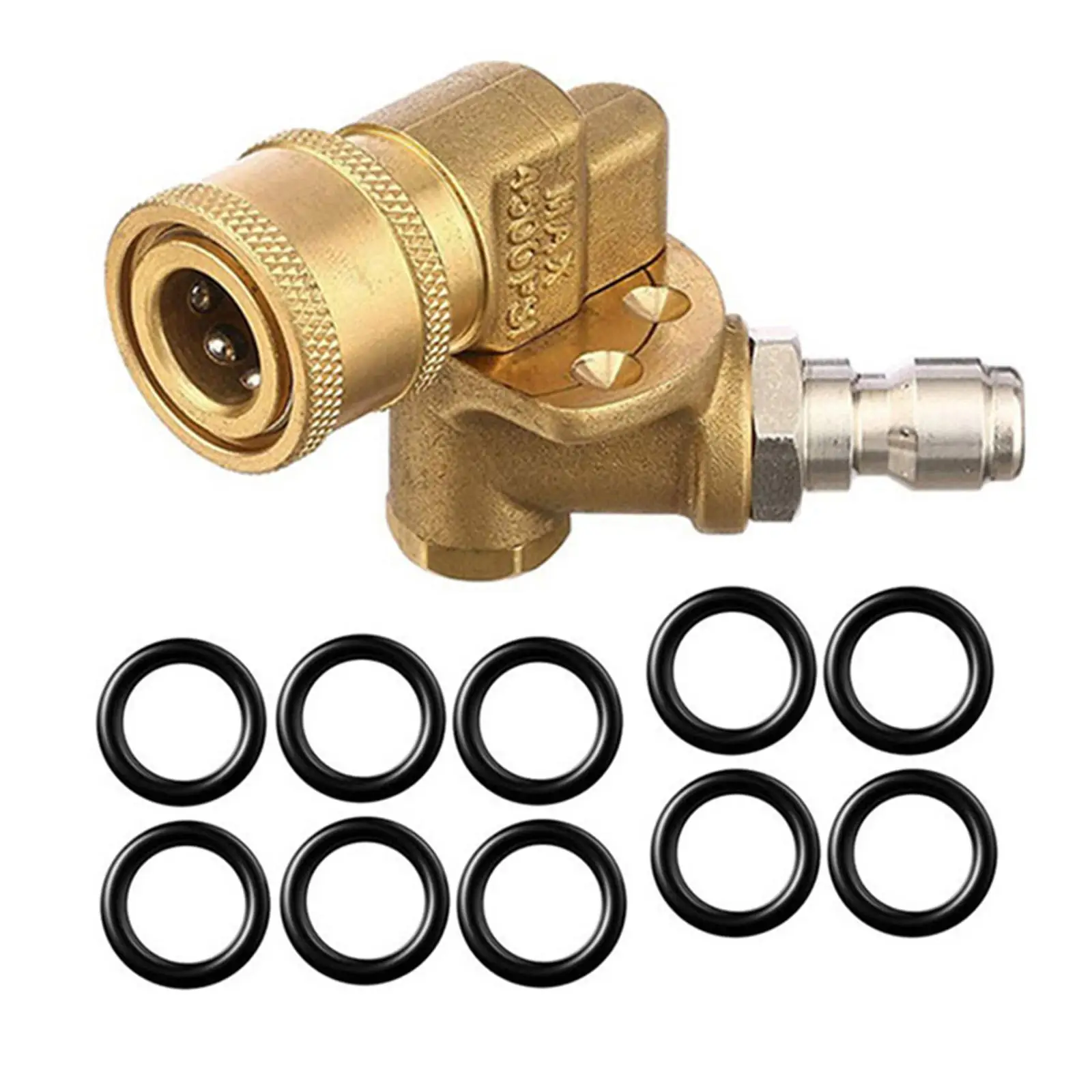Sprayer Nozzle Cleaner Attachment Replacement Parts for Pressure Washer Nozzle Tips 7 Angle Couple