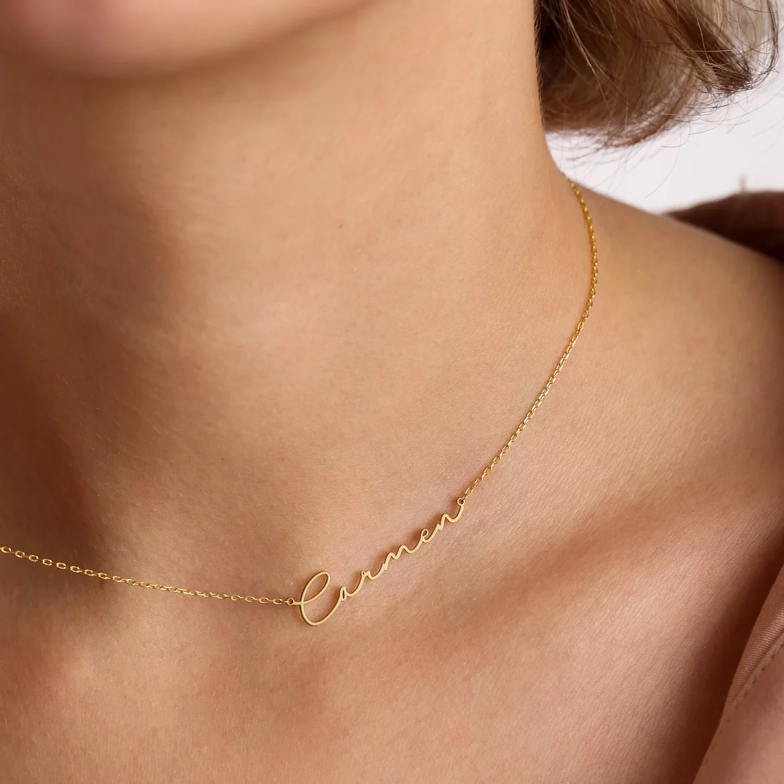 

Personalized Signature Necklace Custom Name Necklace Signature Name Necklace Dainty Name Jewelry Beautiful Festival Gift Women