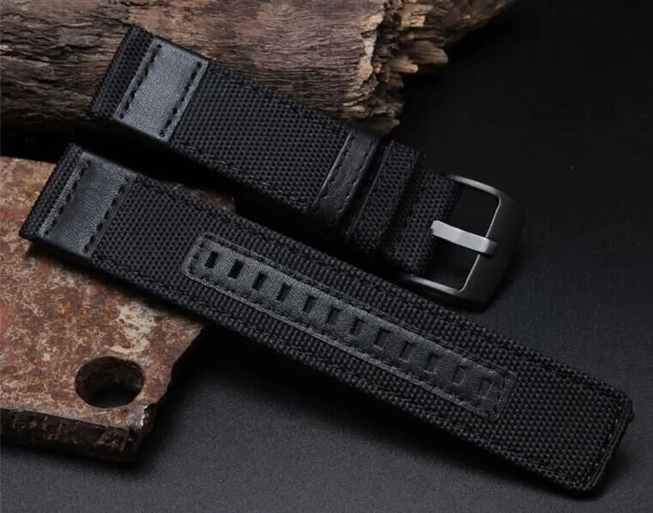 20mm 22mm Strap nylon Fabric For Samsung Galaxy watch 4 40mm 44mm Classic 42mm 46mm Replacement Band Amazfit HUAWEI Watch GT2