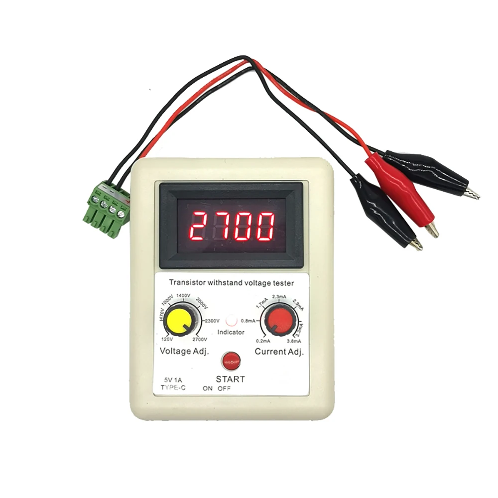 

IGBT Transistor Voltage Capability Tester MOS Tube Triode Diode Rectifier Bridge Capacitor Resistor LED Detector Monitor Red