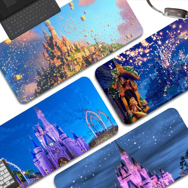 

Disney Castle Anti-Slip Thickened Mouse Pad Oversized Gaming Keyboard Notebook Table Mat For PC Desk Pad