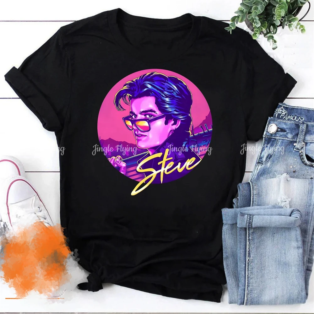 Стив Харрингтон Джо Кейри Ст4 Ретро-арт унисекс винтажная футболка