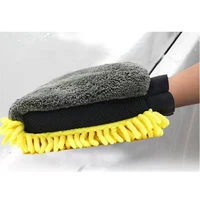 waterproof car wash coral velvet chenille gloves thick car cleaning gloves wax detail brush car care cleaning supplies