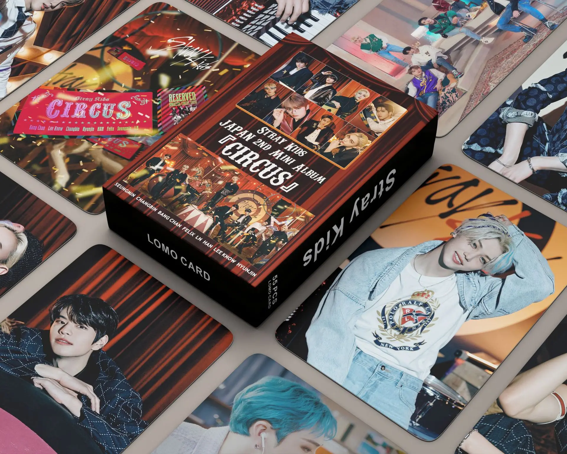 

55pcs/set Kpop Stray kids NO EASY Lomo Card New Album Photo album K-pop Straykids High quality HD Photocard Card Fans Gift