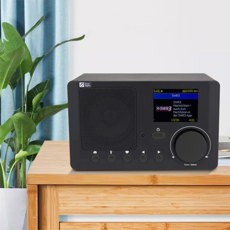 Wi-Fi Интернет-радио WR210N портативное цифровое радио с перезаряжаемой батареей