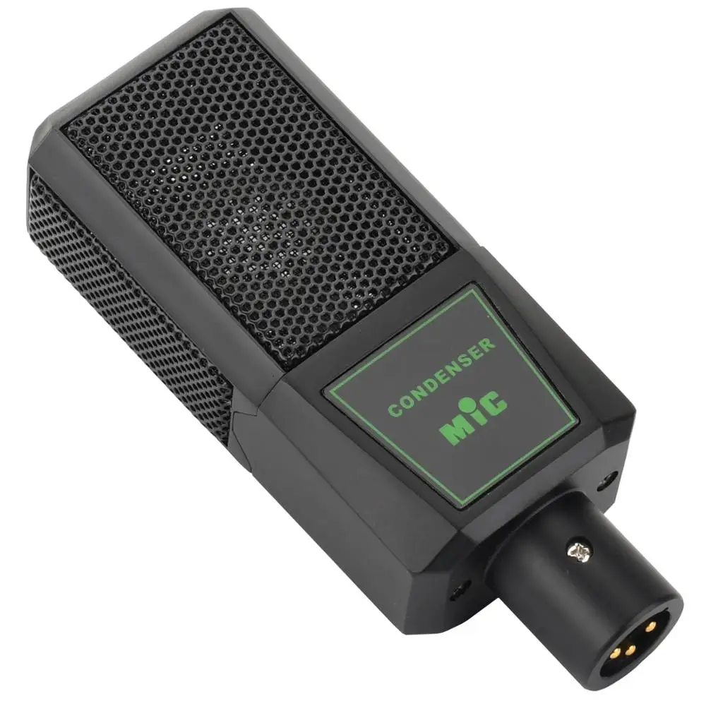 

Professional Condenser Microphone Broadcasting Sing Studio Recording Chorus Chat Vocal Metal 48V Phantom Power CM-12