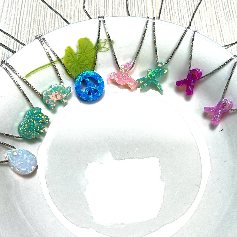 (1 шт./лот) слон стрекоза птица груша лента разных форм синтетический опал с