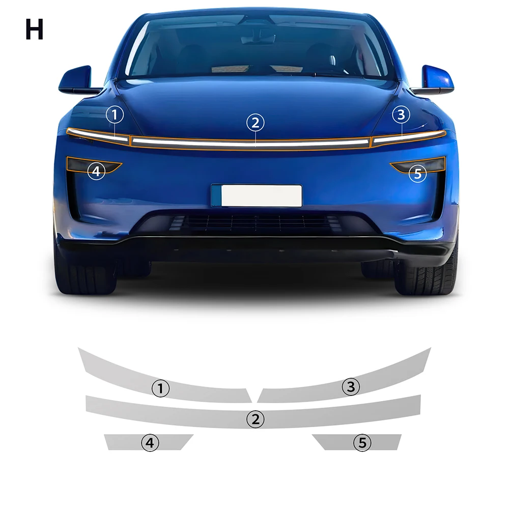 

ТПУ автомобильные фары RearView B стойки пленка для Tesla Model Y Juniper Modely 2025 2026, защита от краски, аксессуары против царапин