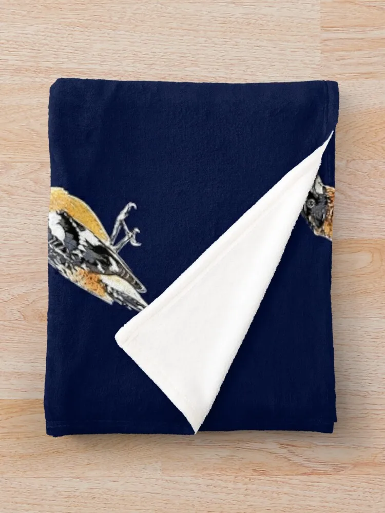 Черная голова Grosbeak белое альтернативное дизайнерское одеяло диваны одеяла