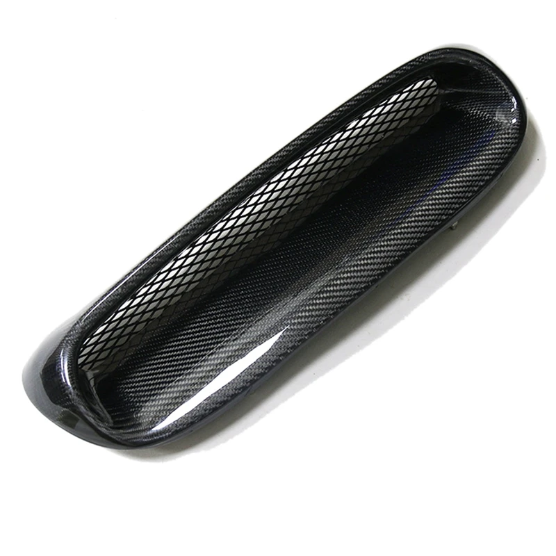 

Real Carbon Fiber Hood Air Flow Intake Vent Cover For-MINI R50 R52 R53 2002-2006 Car External Outlet Sticker Decorative