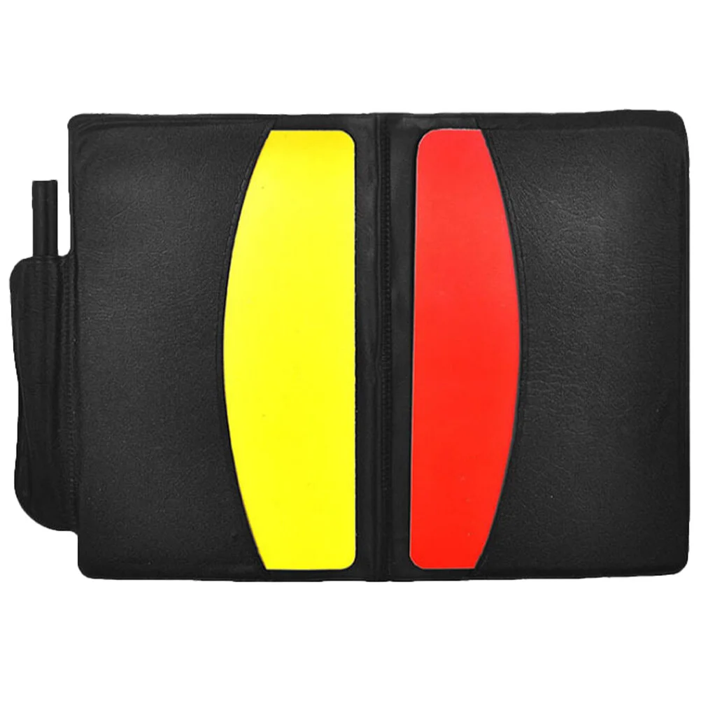 

Football Training Sport Accessories Match Accessory Portable Write- Referee Cards Soccer Metal Standard Professional Kit