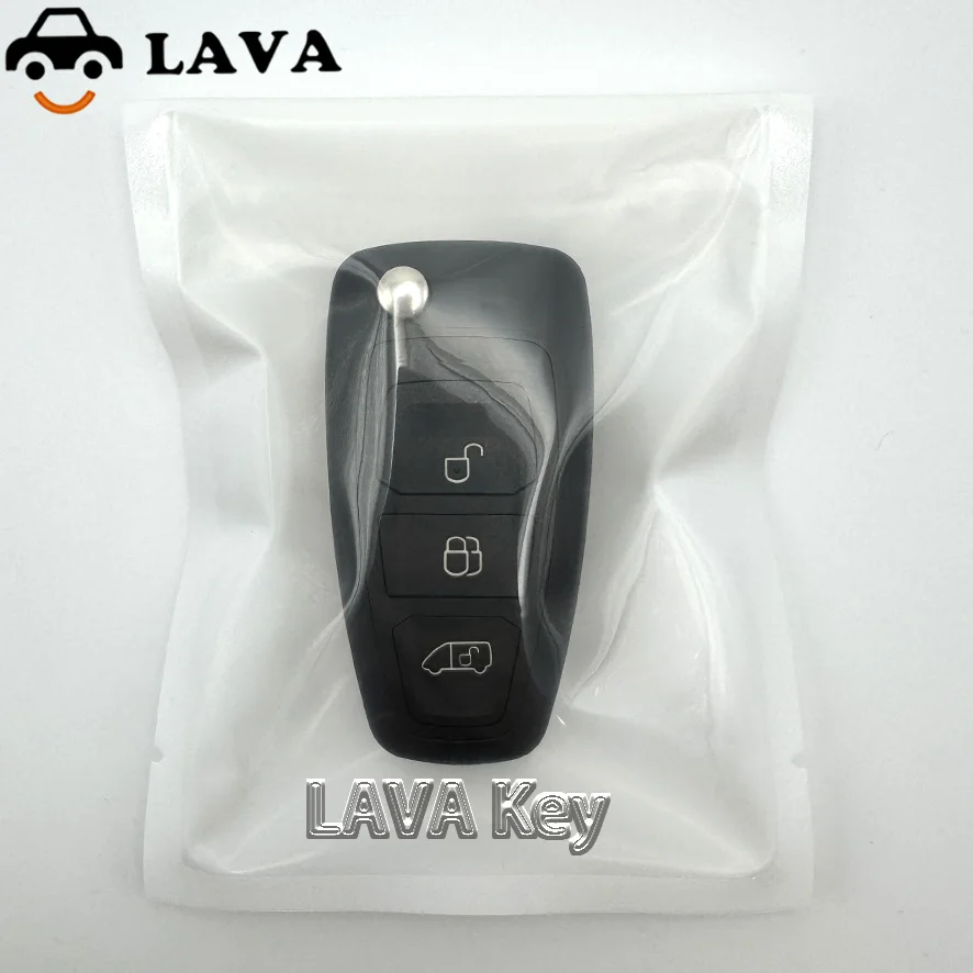 

LAVA Key 3BTN Автомобильный дистанционный откидной ключ для Ford Tourne Transit GK2T-15K601- AB/AA 433,92 МГц FSK Pro ID49 Чип: A2C94379403
