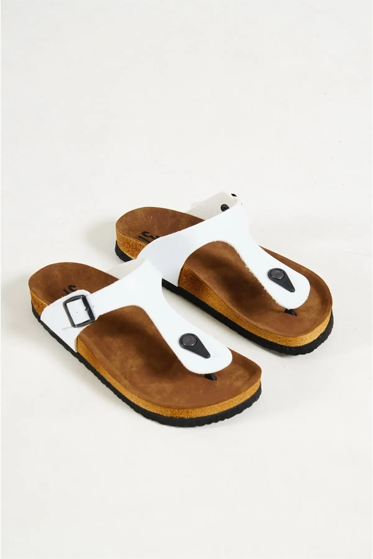 

White slippers