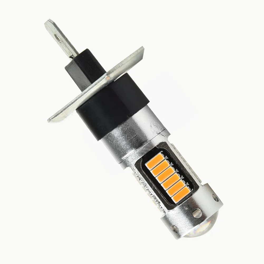 

2x H1 LED 3000k Yellow High Power 50W Fog Light Bulb Driving Lamp Bright Amber Brand New Auto Parts High Quality And Durable