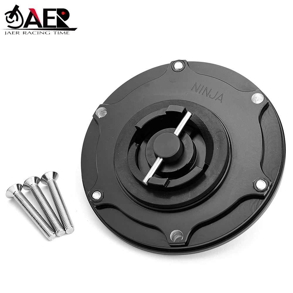 Алюминиевая крышка топливного бака с ЧПУ для Kawasaki Ninja 300 EX300 2013-2017 250 EX250 2008-2014