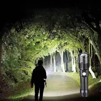 super flashlight powerful led flashlight usb torch light light tactical flash camping usb light rechargeable e4i8