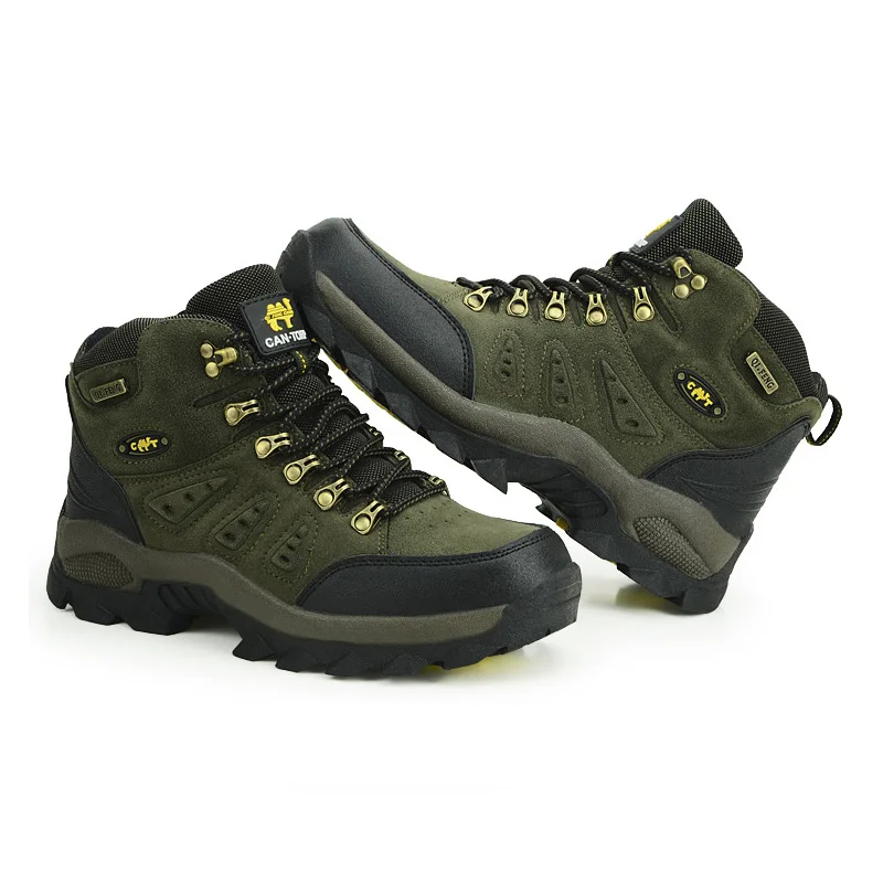 Large Size 48 Hiking Shoes Men Couple Sneakers High Top Mountain Climbing Shoes Women Outdoor Non-slip Jogging Trekking Sneakers