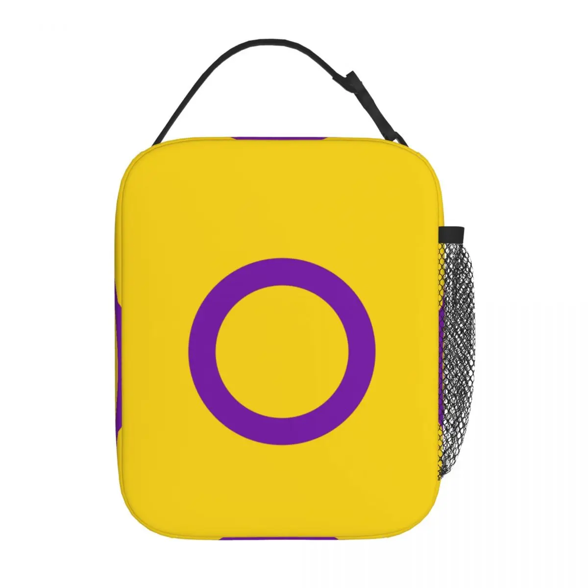 

Intersex Pride Flag Insulated Lunch Bag Storage Food Box Reusable Cooler Thermal Lunch Box Outdoor