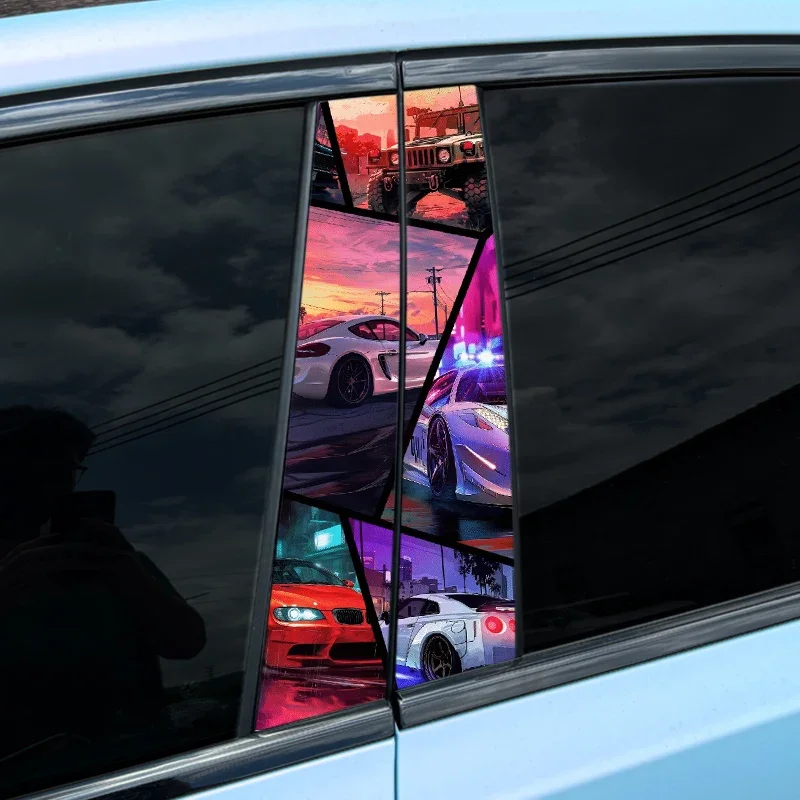 1 шт./2 шт. наклейки на автомобиль вице-город