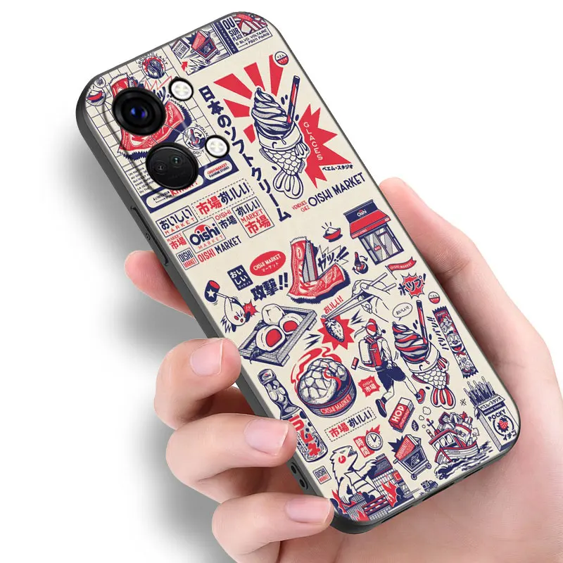 Черный телефонный чехол для OnePlus Nord 3 2T N30 N300 N20 N200 CE2 CE3 Lite 10T 11 9RT ACE 2V