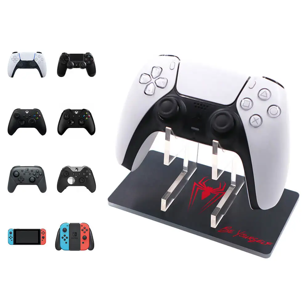 

Acrylic Gamepad Stand for PS5/PS4/Xbox One, Series S X/Switch Pro Controller Holder Gaming Handle Display Hook