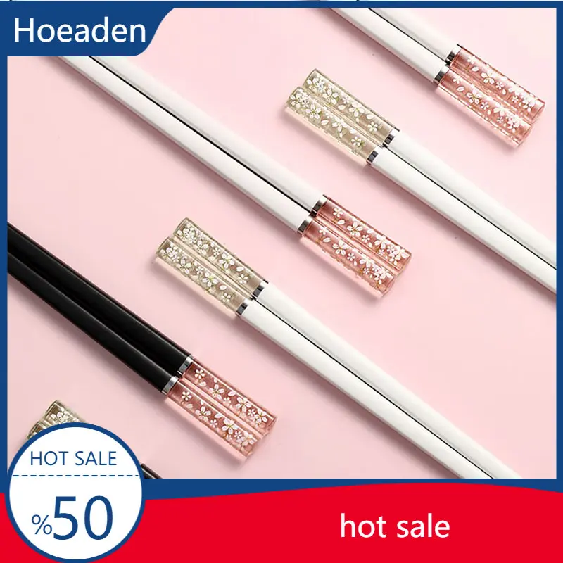 

Amber Sakura Japanese Chopsticks Antibacterial Anti-slip Temperature Resistant