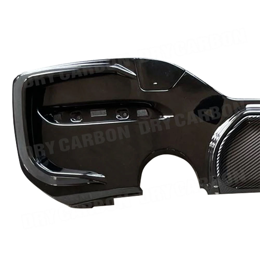 Для BMW 1 серии F20 M Sport M135i M140i 2015 2016 2017 2018 глянцевый черный задний бампер диффузор