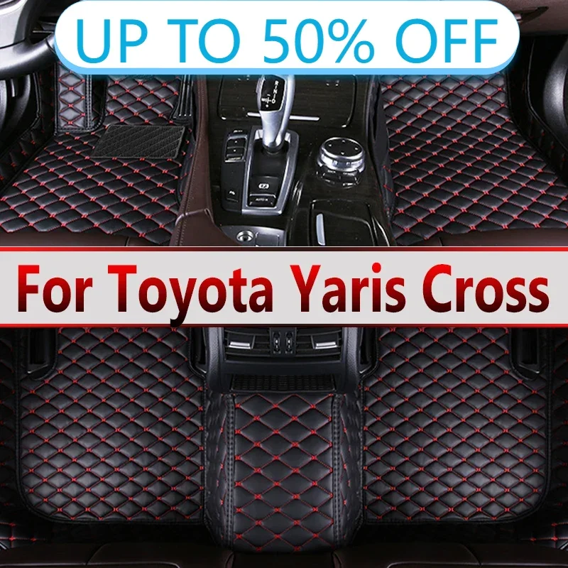 Негибридные автомобильные напольные коврики для Toyota Yaris Cross Yarisu Kurosu XP210 2021 2022 2023