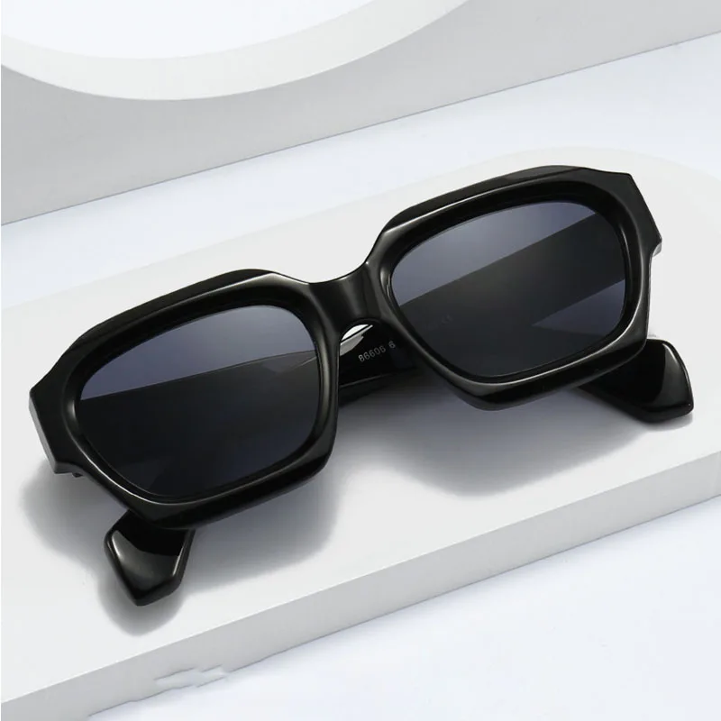 

Imwete 2023 New Polygon Irregular Sunglasses Men Women Fashion UV400 Goggles Eyewear Vintage Blue Green Color Sun glasses