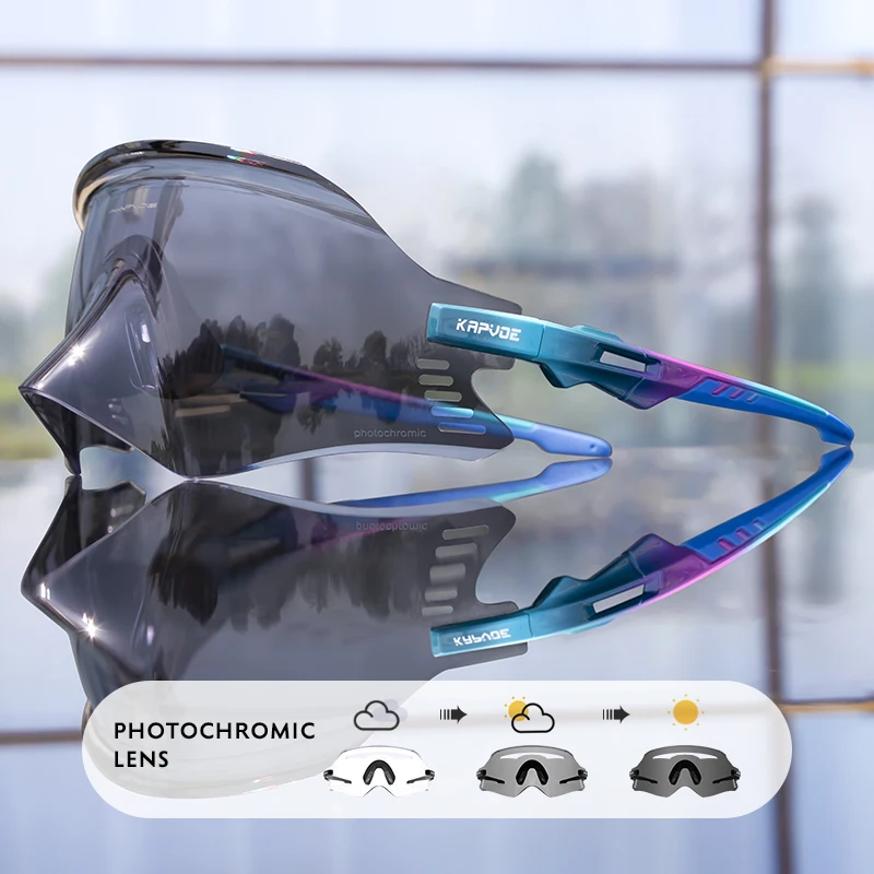 

Велосипедные солнцезащитные очки Kapvoe, мужские велосипедные очки, женские спортивные очки для горного велосипеда, фотохромные велосипедные...