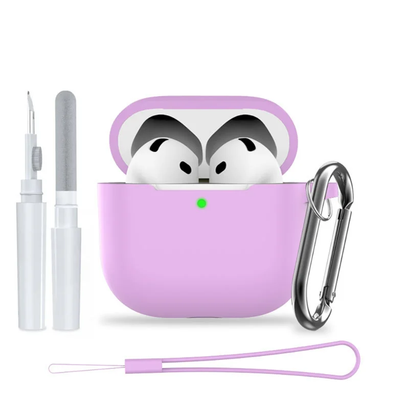 Силиконовый противоударный чехол для наушников Airpods 4