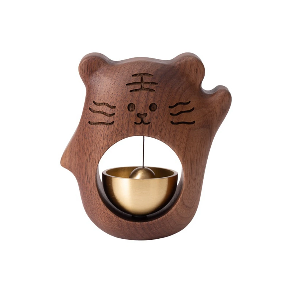 

Tiger-Shaped Design Bell Doorbell Ornaments Decorative Doorbell Wind Chimes Fridge Personalized Gift Cute Room Decor