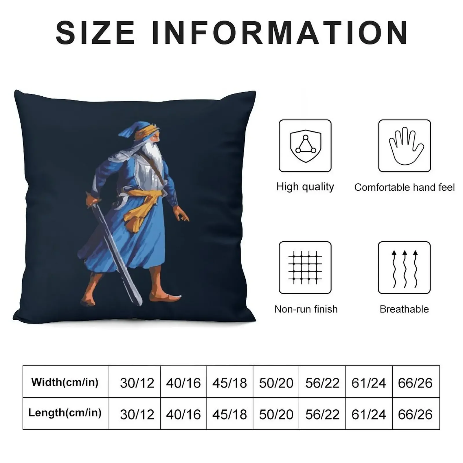 Активная декоративная подушка Baba Deep Singh Color предметы для украшения комнаты