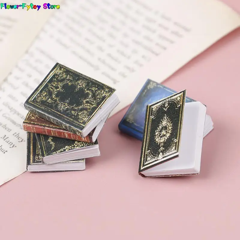 3 шт./компл. 1:12 миниатюрная Классическая книга для кукольного домика модель