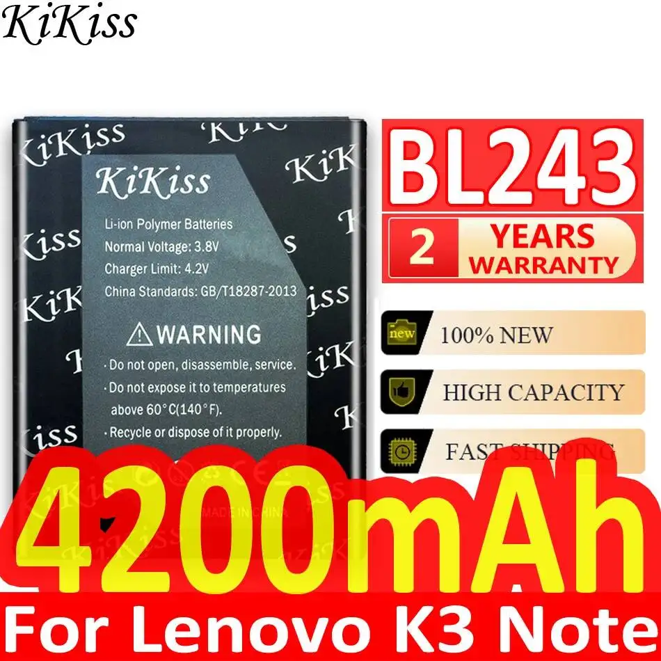 Фото Аккумулятор для Lenovo K3 Note Dual K50-T5 k53a48 L38012 X3 6.0 8 K5 K6 Vibe A7020, Lemon K4 X3 Plus Lite BL287 BL256 BL261 №4