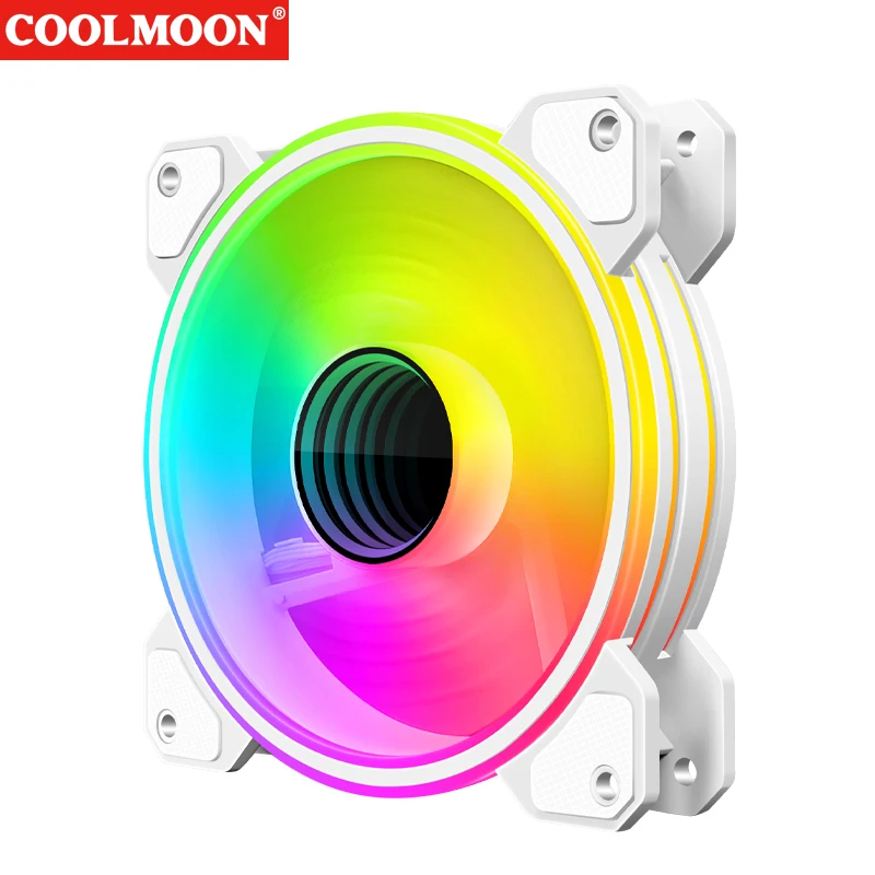 

ARGB 120mm PC Computer Case Fan 5V/3PIN RGB Aura Sync Chassis Cooler Radiator Silent 4Pin PWM Temperature Control Cooling Fan