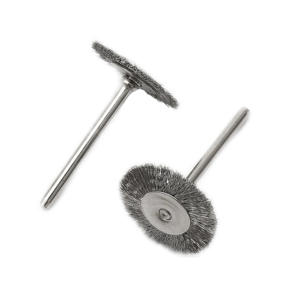 

50 Pcs Wire Brushes Stainless Steel Wire Brush Rotary Tool Die Grinder Removal Wheel Metal Derusting Deburring Polishing Tools
