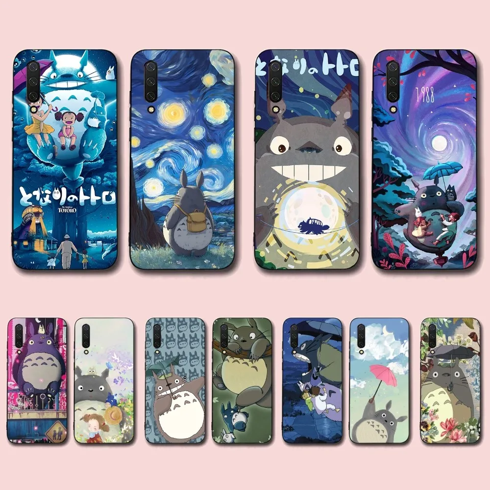 

Cute Anime Totoro Phone Case For Xiaomi Mi 5X 8 9 10 11 12 Lite Pro 10T PocoX3pro PocoM3 Note 10 Pro Lite