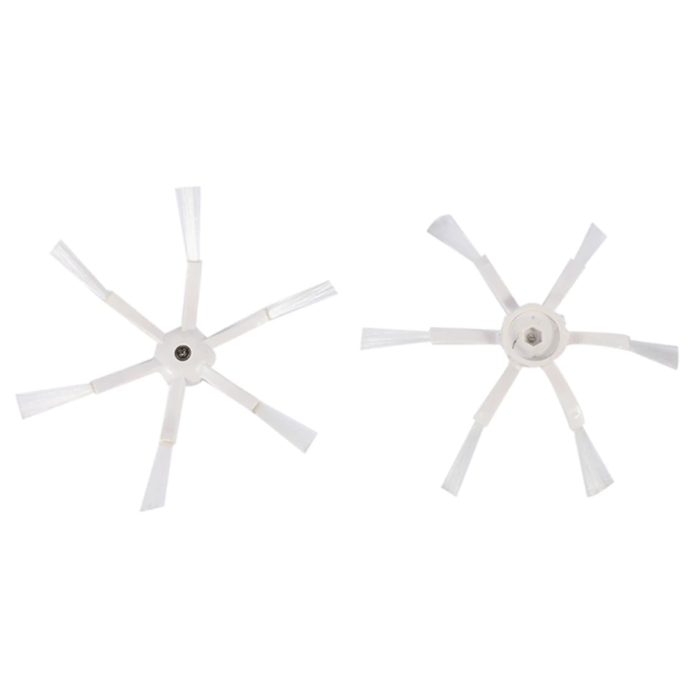 Белая боковая щетка на 6 рычагов для Xiaomi 1S MI Robot Vacuum 2 Roborock S50 S51 S5 запчасти пылесоса