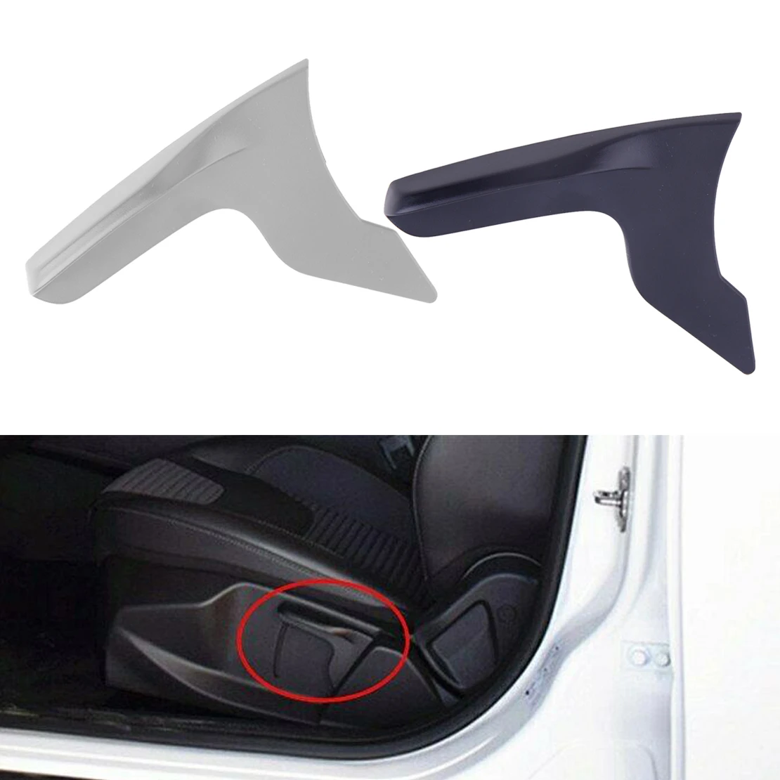 LHD 2pcs Front Left Seat Height Adjustment Handle Back Recliner Adjuster 8A61A61735AA35B8 Fit for Ford Focus 2012-2016 2017 2018