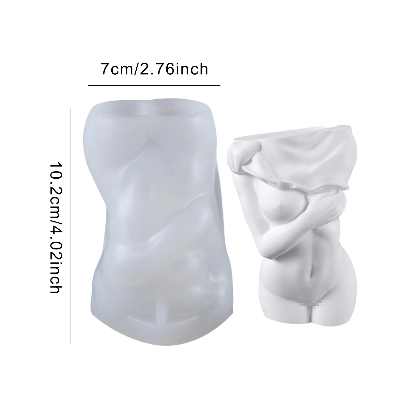 Силиконовая форма для привлекательной леди 3D обнаженные женщины тела свечи