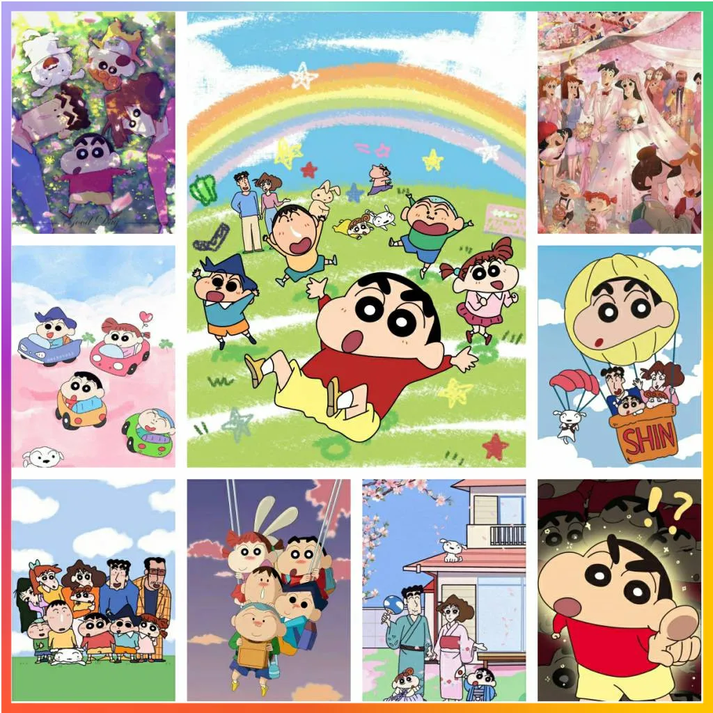 Современный стиль акриловая алмазная живопись C-Crayon S-Shin-chans персонаж аниме