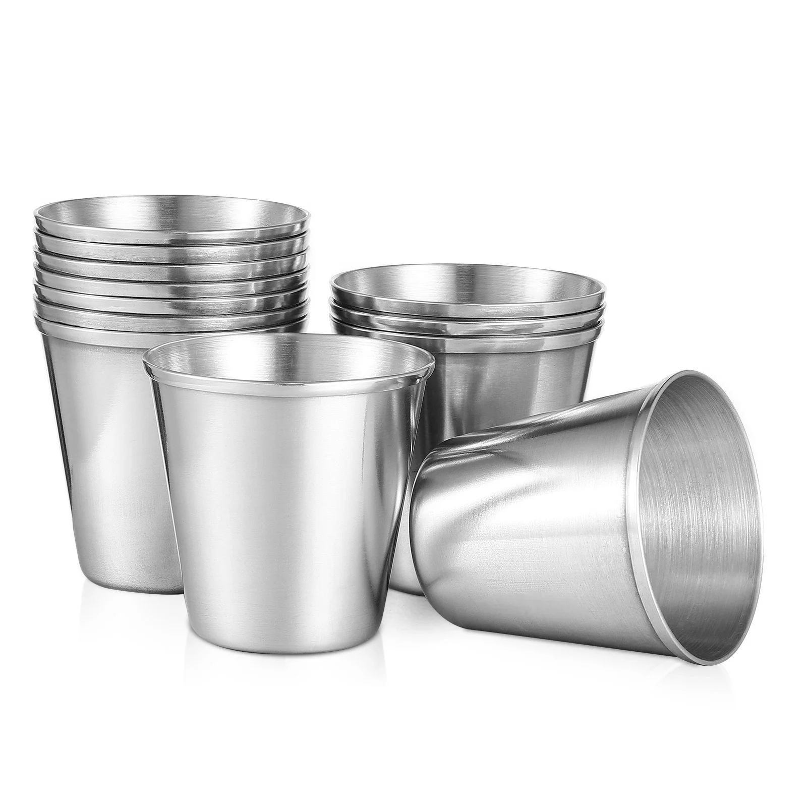 

Coffee Tumblers Portable Shot Glass Stainless Steel Tumbler Glass Cups Bar Tumblers Metal Tumbler