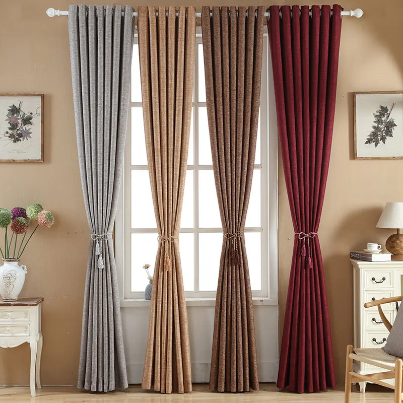 Шторы для гостиной столовой спальни новинка полное затенение однотонные