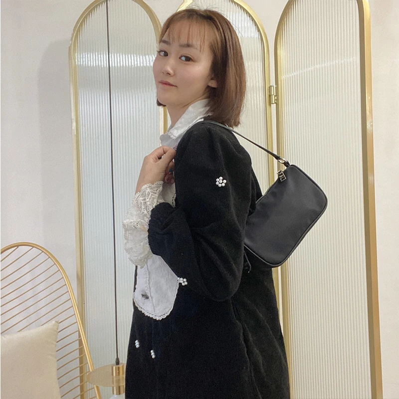 

2022 New Fashion Ladies Crossbody Wallet and Handbag Clutch Designer Mini Bag Black Size: 22/12/5CM