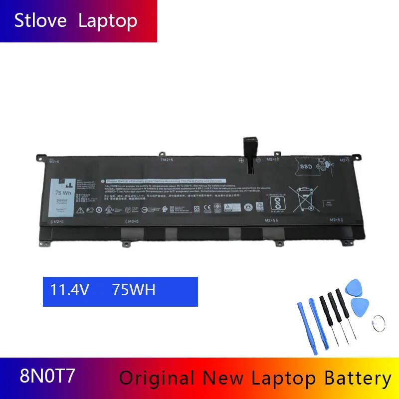 11.4В 75Втч НОВЫЙ Аккумулятор для ноутбука Dell XPS 15 9575 15-9575-D1805TS D1605TS D2605TS i5-8305G i7-8705G Серия TMFYT