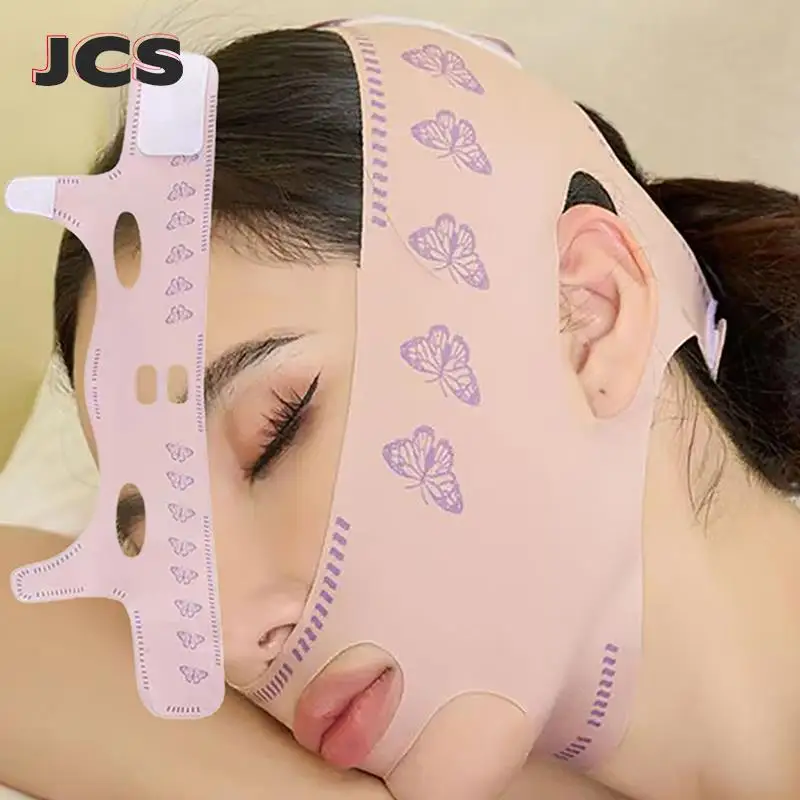 

1pc Face Sculpting Sleep Band Face Slimming Bandage V Line Cheek Chin Neck Shaper Massage Strap Belt Relax Lift Up Mask Beauty