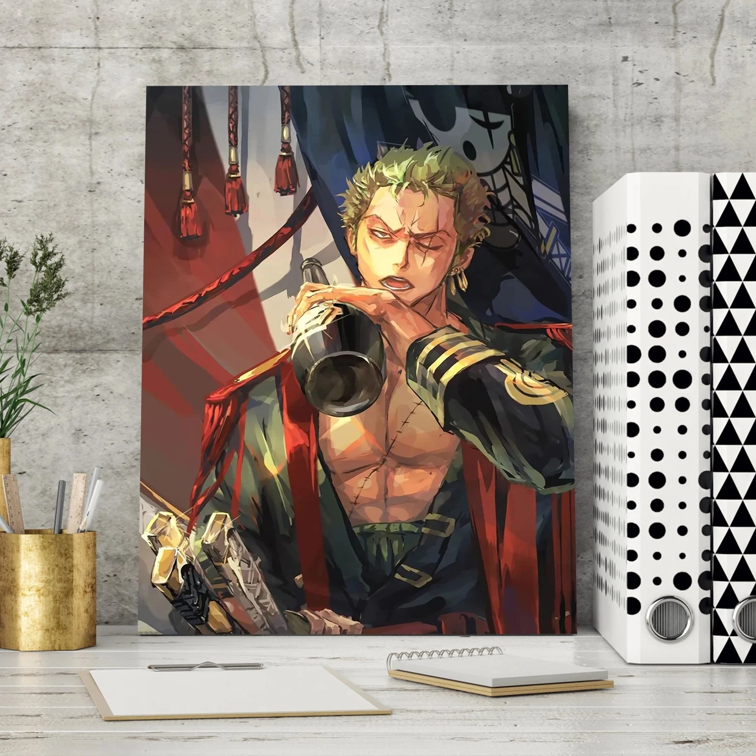 

Janpnese Anime One Pieces Luffy/Ace/Zoro/Nami/ Sanji/Robin posters wall paper High Quality Painting For Home Decor wall sticker
